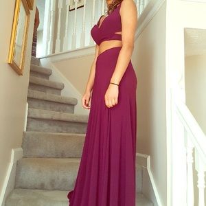 Two piece Prom Gown